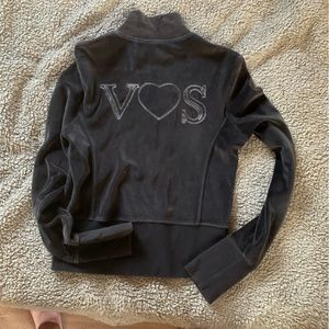Awesome Velvet zip up S from victoria secret. Fitted and real cute